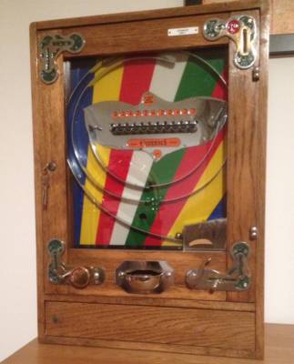 Vintage British Coin-Op Pinball Game Allwin Pilwin Penny Arcade